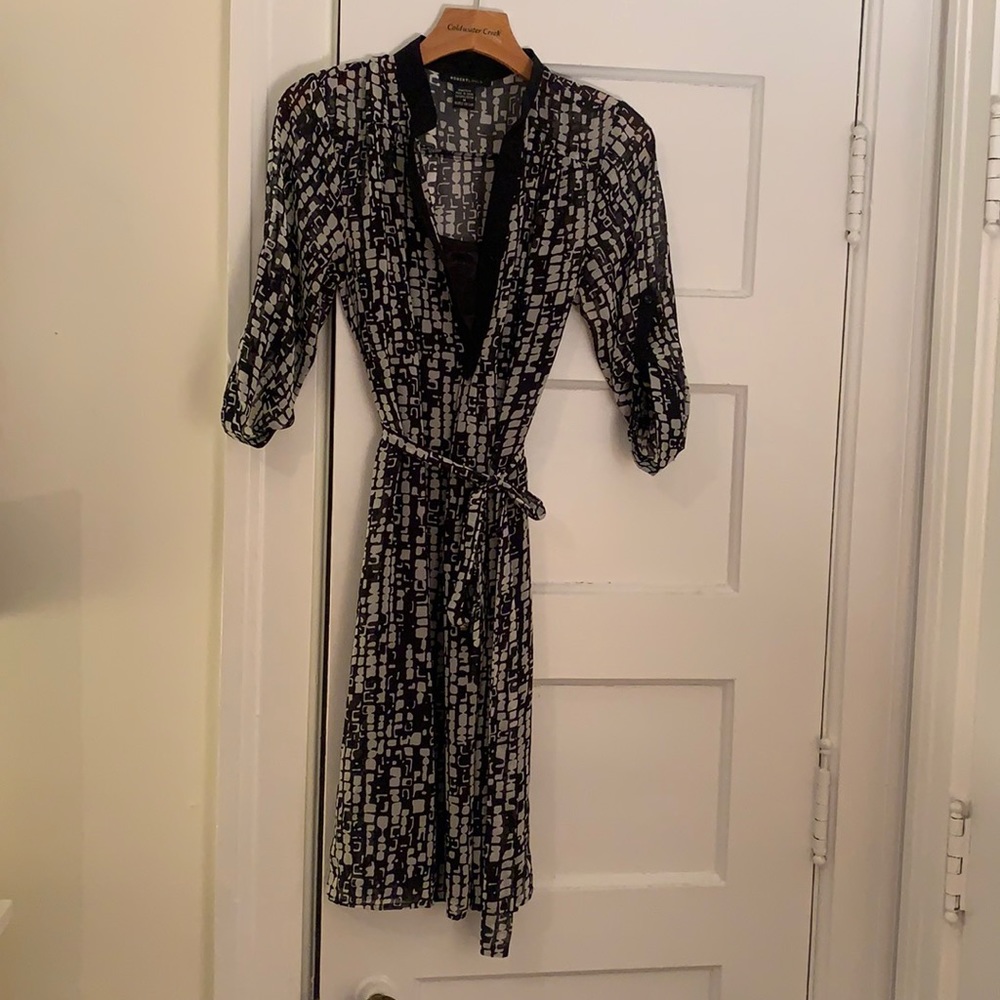 Black and white dress